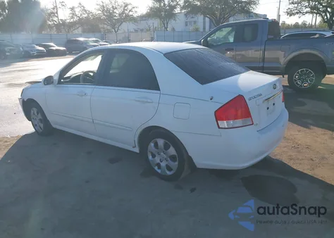 2007 Kia Spectra Ex from USA, damaged, VIN KNAFE121975479925
